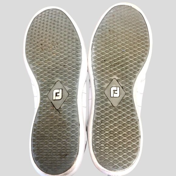 FootJoy LoPro Collection White Leather Golf Shoes Womens Size 10 M VGUC - Picture 5 of 6